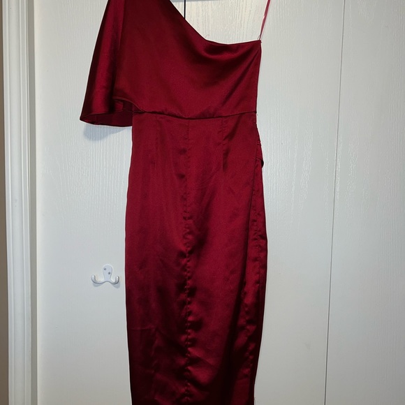 Do+Be Satin Style One Shoulder Dress - Picture 6 of 11